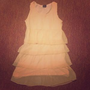 Ruffle White Dress RJ Story